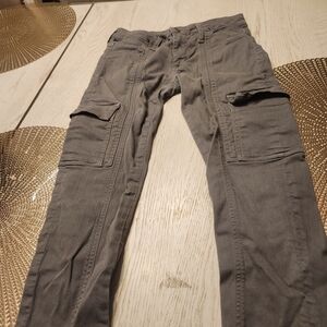 Citizens Of Humanity Gray/Green Straight Leg Pants 27/28 EUC